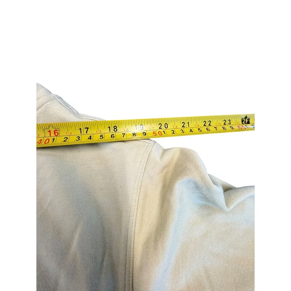 Lululemon Crossover Wrap Front Sweatshirt Pale Sage Green Women Relaxed Fit 21in